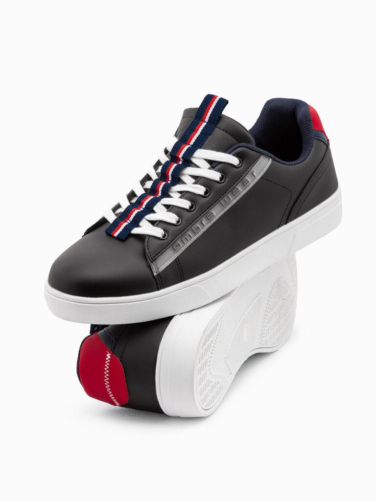Laisvalaikio batai vyrams Komer V3 OM-FOSL-0112-51823, juodi kaina ir informacija | Vyriški batai | pigu.lt