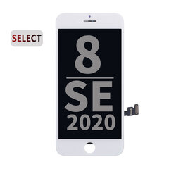 LCD Display NCC for Iphone 8|SE 2020 White Select kaina ir informacija | Telefonų dalys ir įrankiai jų remontui | pigu.lt