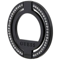 Guess MagSafe Ring stand GUMRSALDGK czarny|black Rhinestone цена и информация | Держатели для телефонов | pigu.lt