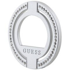 Guess MagSafe Ring stand GUMRSALDGS srebrny|silver Rhinestone цена и информация | Держатели для телефонов | pigu.lt