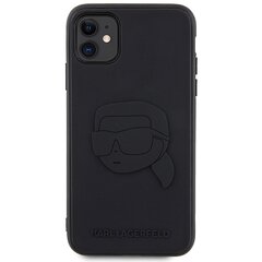 Karl Lagerfeld KLHCN613DRKNK iPhone 11 | Xr 6.1" czarny|black hardcase Rubber Karl Head 3D цена и информация | Чехлы для телефонов | pigu.lt