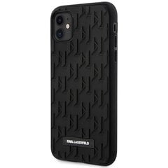 Karl Lagerfeld KLHCN61RUPKLPK iPhone 11 | Xr 6.1" hardcase czarny|black 3D Monogram цена и информация | Чехлы для телефонов | pigu.lt