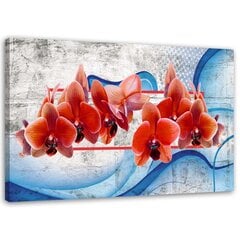 Reprodukcija Raudonos orchidėjos kaina ir informacija | Reprodukcijos, paveikslai | pigu.lt