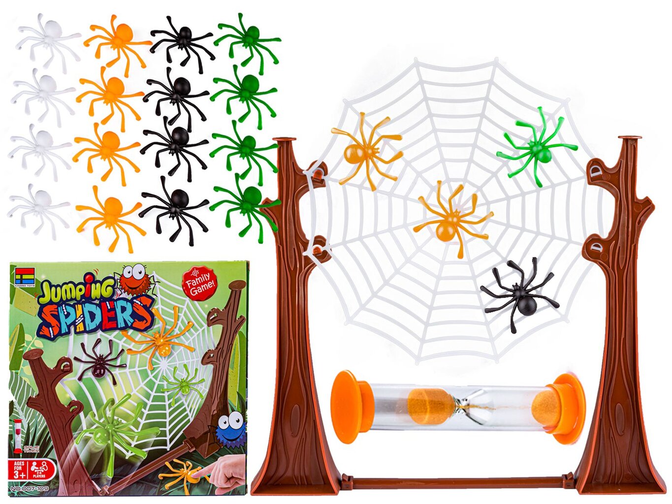 Stalo žaidimas Voratinklis ir šokinėjantys vorai kaina ir informacija | Stalo žaidimai, galvosūkiai | pigu.lt