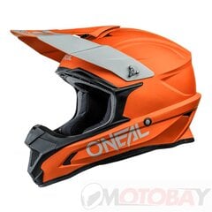 Кросс-шлем O'Neal 1 Series Solid, оранжевый цена и информация | Шлемы для мотоциклистов | pigu.lt