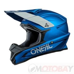 Кроссовый шлем O'Neal 1 Series Solid, синий цвет цена и информация | Шлемы для мотоциклистов | pigu.lt