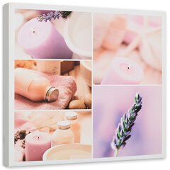 Paveikslas Purpurinės rožinės koliažas kaina ir informacija | Reprodukcijos, paveikslai | pigu.lt