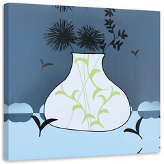 Paveikslas Gėlių piešinys vazoje kaina ir informacija | Reprodukcijos, paveikslai | pigu.lt