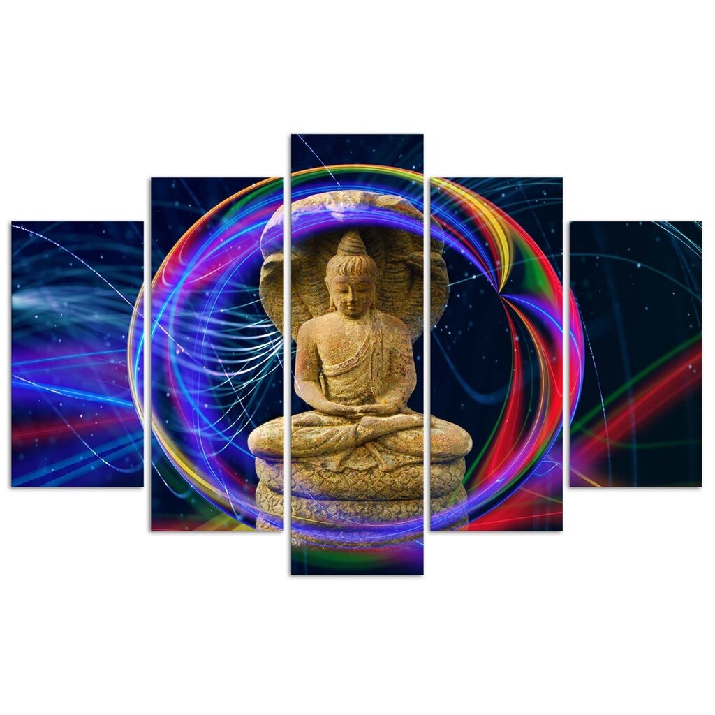 Paveikslas Buda spalvingame fone цена и информация | Reprodukcijos, paveikslai | pigu.lt