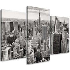 Trijų dalių reprodukcija Manheteno vaizdas kaina ir informacija | Reprodukcijos, paveikslai | pigu.lt