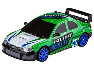 Radijo bangomis valdomas automobilis Drift Car 1:24 2.4GHz 4WD žalia Subaru цена и информация | Игрушки для мальчиков | pigu.lt