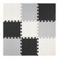 Minkštas kilimėlis - dėlionė 90x90cm 9 dalys, pilkas kaina ir informacija | Lavinimo kilimėliai | pigu.lt