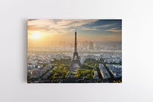 20x30 см Панорама Парижа с Эйфелевой башней цена и информация | Репродукции, картины | pigu.lt