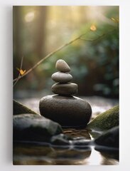 Репродукция Балансирующие камни (Yoga), 100x150 см цена и информация | Репродукции, картины | pigu.lt