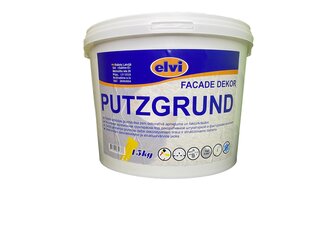 Gruntiniai dažai Elvi Facade Dekor Putzgrund, 15 kg, balti kaina ir informacija | Gruntai, glaistai ir kt. | pigu.lt