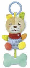Minkštas barškutis/kramtukas šuo Clementoni, 17824 kaina ir informacija | Žaislai kūdikiams | pigu.lt