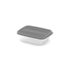 Пищевой контейнер прямоугольный 0,5 л Vedo прозрачный серый цена и информация | Посуда для хранения еды | pigu.lt