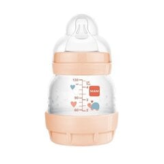 Buteliukas su antikolikine apsauga MAM Baby, 0 mėn+, 130ml, kaina ir informacija | Buteliukai kūdikiams ir jų priedai | pigu.lt