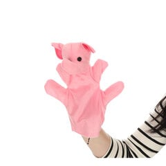 Pliušinis rankos žaislas, rožinis dramblys kaina ir informacija | Minkšti (pliušiniai) žaislai | pigu.lt