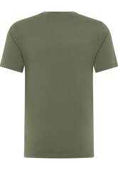 Мужская футболка Mustang 1014082*6414, оливковая цена и информация | Мужские футболки | pigu.lt