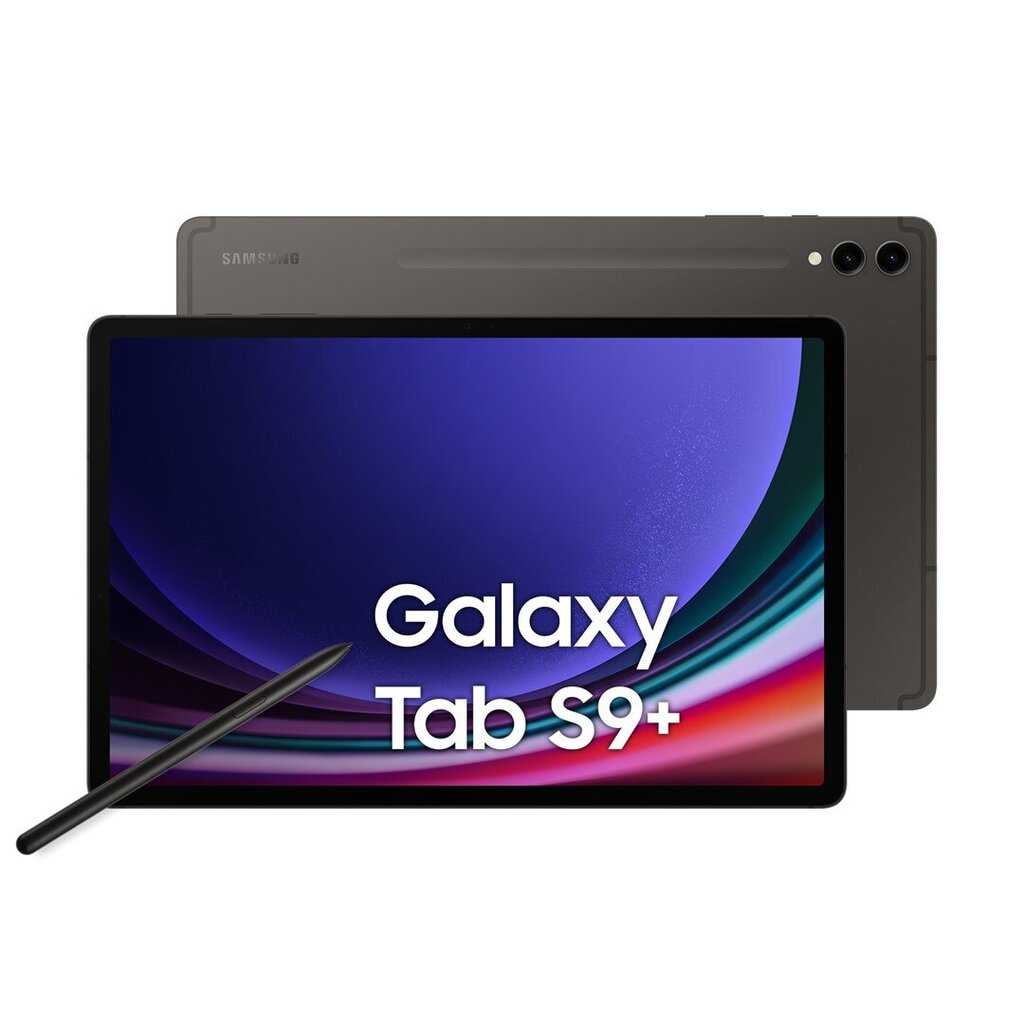 Samsung Galaxy Tab S9+ WiFi 12/256GB Graphite SM-X810NZAAEUE kaina ir informacija | Planšetiniai kompiuteriai | pigu.lt