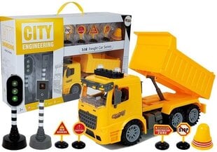 Statybinė transporto priemonė su priedais Lean Toys kaina ir informacija | Žaislai berniukams | pigu.lt