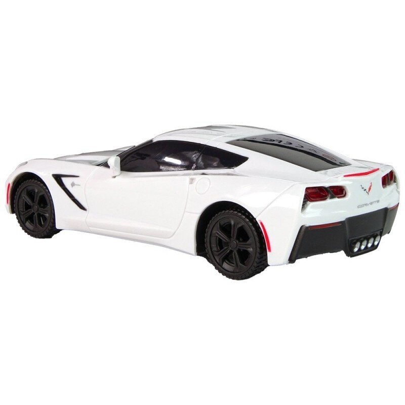 Žaislinė sportinė mašina Corvette Lean Toys, balta kaina ir informacija | Žaislai berniukams | pigu.lt