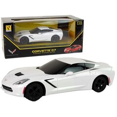 Žaislinė sportinė mašina Corvette Lean Toys, balta цена и информация | Игрушки для мальчиков | pigu.lt