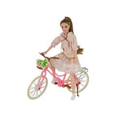 Lėlė Emily su dviračiu LeanToys kaina ir informacija | Žaislai mergaitėms | pigu.lt