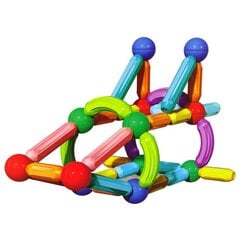 Magnetinis konstruktorius Lean Toys, 42 d. цена и информация | Конструкторы и кубики | pigu.lt