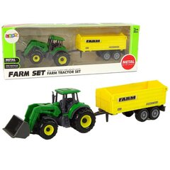 Žaislinis traktorius su priekaba Lean Toys kaina ir informacija | Žaislai berniukams | pigu.lt