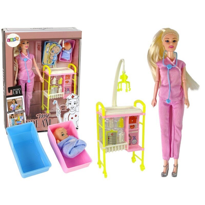 Lėlės rinkinys Daktarė kaina ir informacija | Žaislai mergaitėms | pigu.lt
