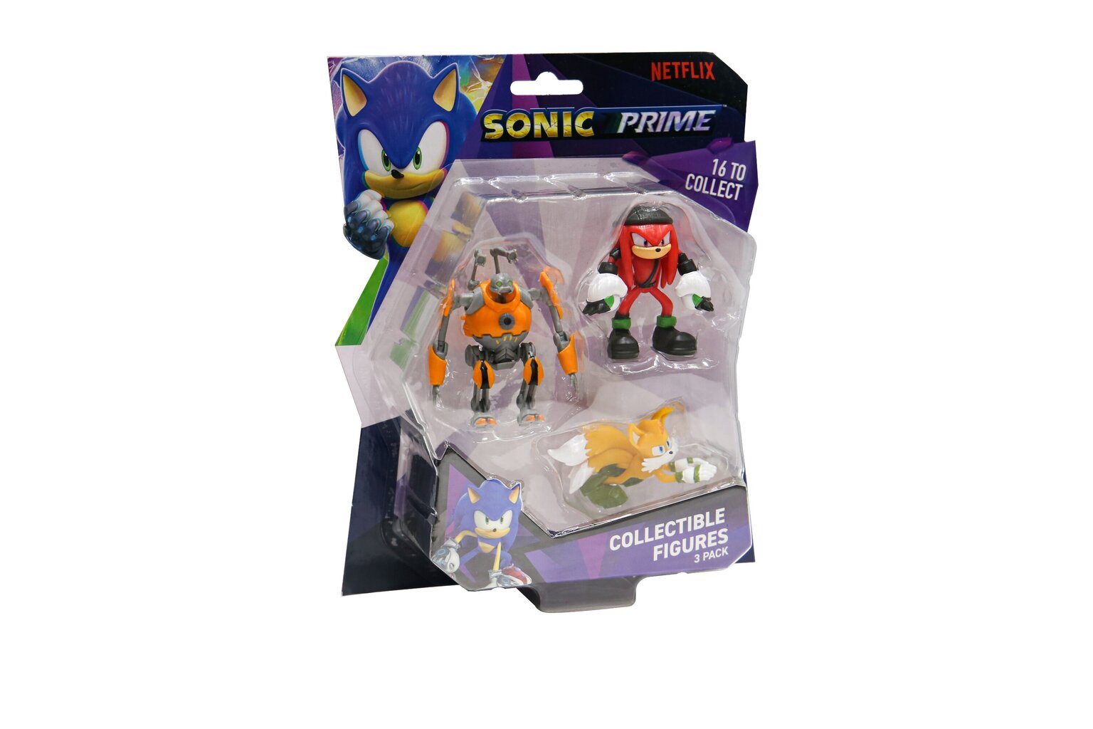 Figūrėlių rinkinys Sonic, 3 vnt., 6,5 cm kaina ir informacija | Žaislai berniukams | pigu.lt