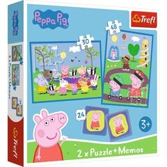 Atminties žaidimas Trefl Peppa Pig (Kiaulytė Pepa) kaina ir informacija | Stalo žaidimai, galvosūkiai | pigu.lt