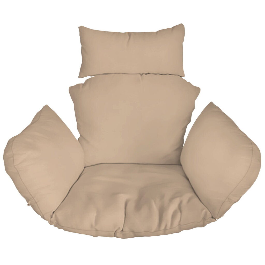 Kėdės pagalvė Luisiana, 112x94 cm, smėlio spalvos цена и информация | Pagalvės, užvalkalai, apsaugos | pigu.lt