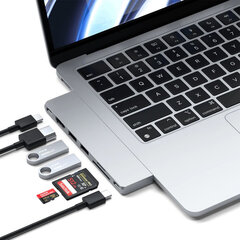 Satechi Pro Hub Slim kaina ir informacija | Adapteriai, USB šakotuvai | pigu.lt