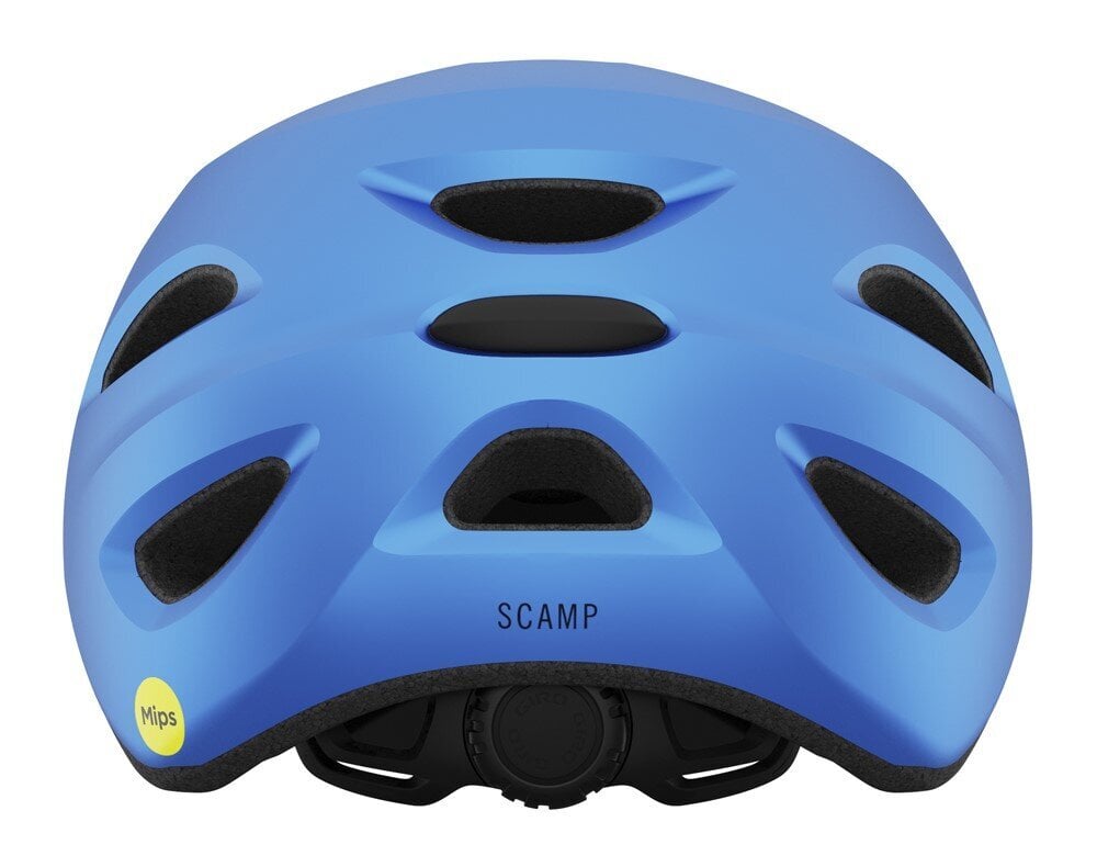 Vaikiškas dviratininko šalmas Giro Scamp Mips, mėlynas kaina ir informacija | Šalmai | pigu.lt