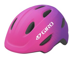 Vaikiškas dviratininko šalmas Giro Scamp Mips, rožinis/violetinis цена и информация | Шлемы | pigu.lt