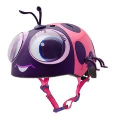 Vaikiškas dviratininko šalmas C-Preme Googly Lady Bug, rožinis цена и информация | Шлемы | pigu.lt