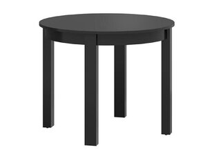 Valgomojo stalas BRW Bernardin, juodas kaina ir informacija | Virtuvės ir valgomojo stalai, staliukai | pigu.lt