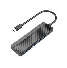 EGA H2 USB-C to 4 x USB 3.0 splitter 5 Gbps black (EU Blister) цена и информация | Адаптеры, USB-разветвители | pigu.lt