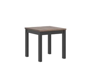 Valgomojo stalas BRW Maren, rudas/juodas kaina ir informacija | Virtuvės ir valgomojo stalai, staliukai | pigu.lt