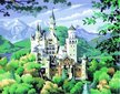 Tapyba pagal numerius Sequin Art Neuschwanstein pilis, 39 x 30 cm kaina ir informacija | Tapyba pagal skaičius | pigu.lt