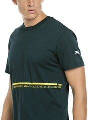 Marškinėliai vyrams Puma Energy Triblend Tee Pondero Green 517320 06, žali kaina ir informacija | Vyriški marškinėliai | pigu.lt