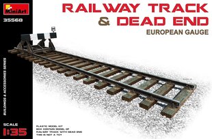 Klijuojamas Modelis MiniArt 35568 Railway Track & Dead End (European Gauge) 1/35 цена и информация | Склеиваемые модели | pigu.lt