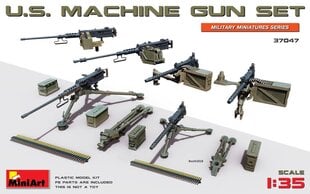 Klijuojamas Modelis MiniArt 37047 U.S. Machine Gun Set 1/35 kaina ir informacija | Klijuojami modeliai | pigu.lt