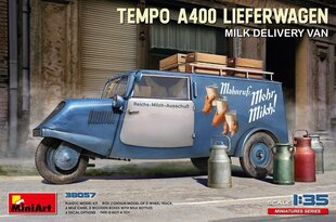 Klijuojamas Modelis MiniArt 38057 Tempo A400 Lieferwagen Milk Delivery Van 1/35 kaina ir informacija | Klijuojami modeliai | pigu.lt