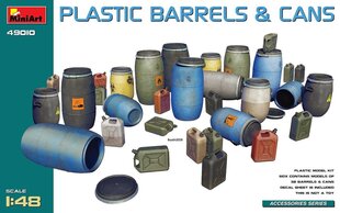 Klijuojamas Modelis MiniArt 49010 Plastic Barrels & Cans 1/48 цена и информация | Склеиваемые модели | pigu.lt