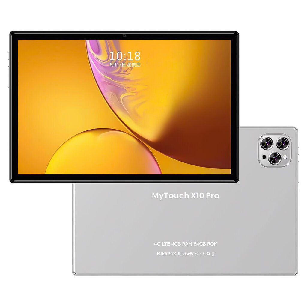 My Touch X10 Pro Silver kaina ir informacija | Planšetiniai kompiuteriai | pigu.lt