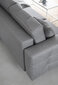 Sofa Asgard, 233x92x93 cm, pilka kaina ir informacija | Sofos | pigu.lt